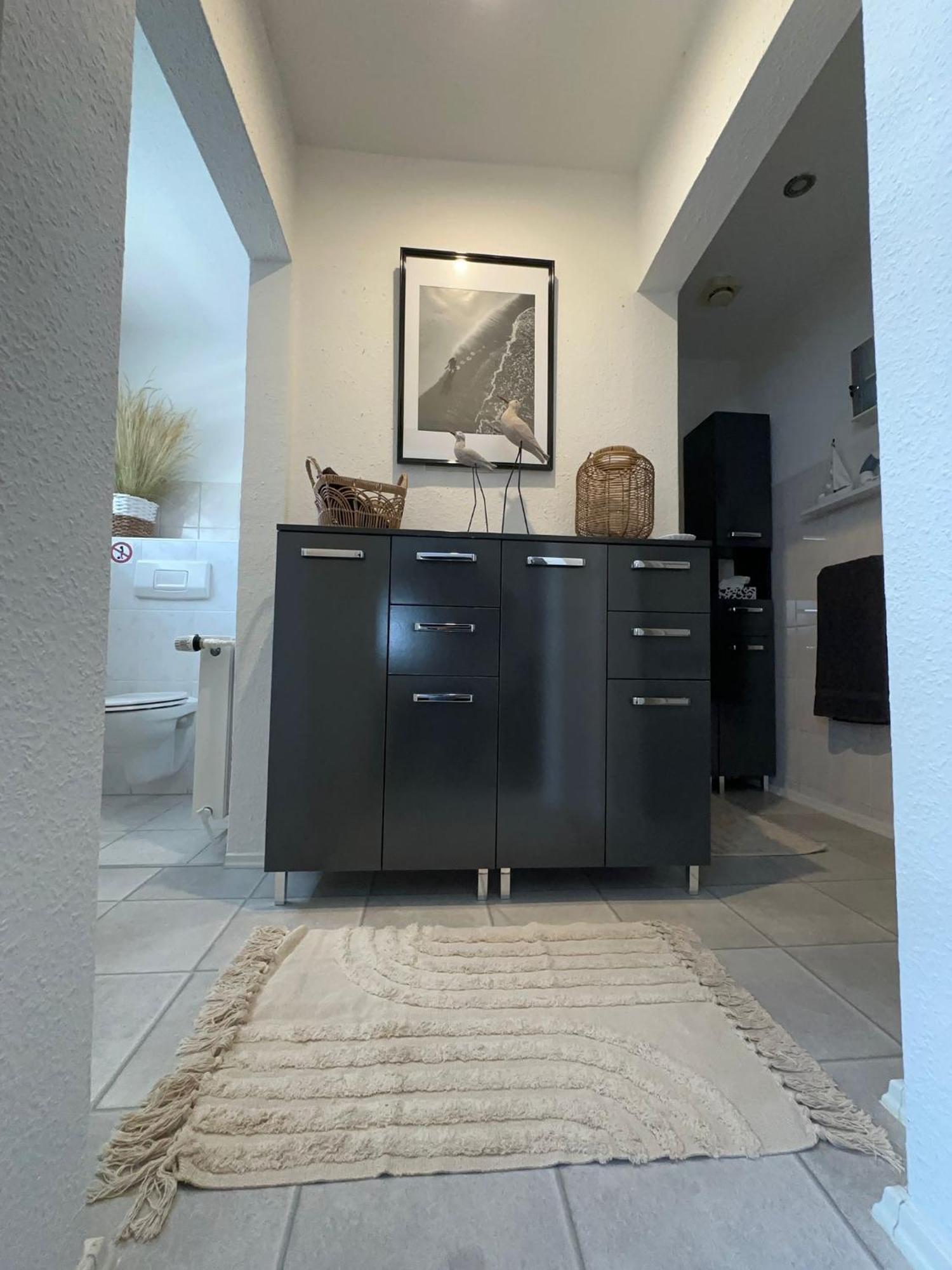 Ferienwohnung Am Strom ロストック エクステリア 写真